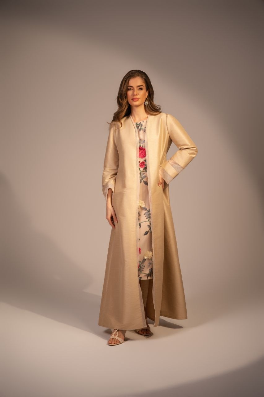Amber Rose Cocktail Dress with Abaya