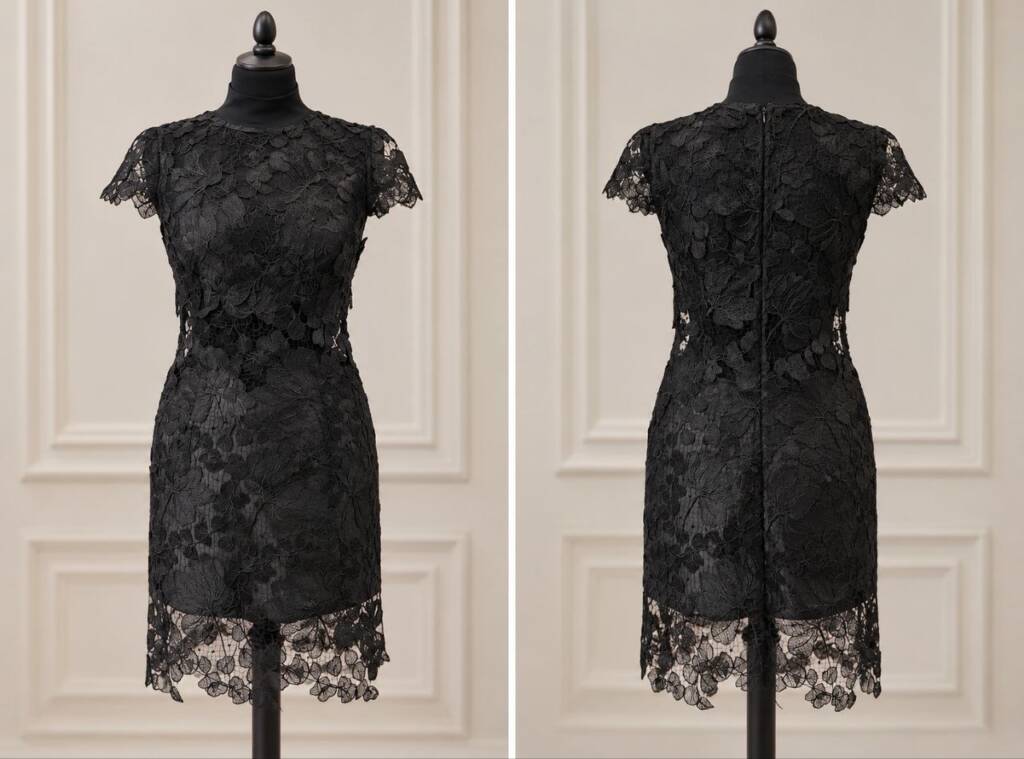 Black Lace Gown for KD